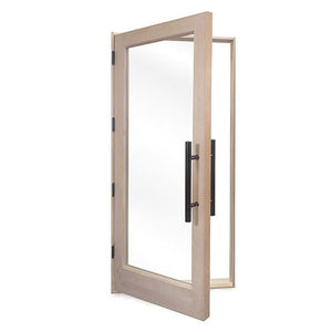 ProSaunas Solid Wood ADA Sauna Door with Insulated Glass, 36" x 80" | Douglas Fir ADA Sauna Door, Hemlock Jamb, Dual - Pane Insulated Glass -  product_vendor - Peak Primal Wellness
