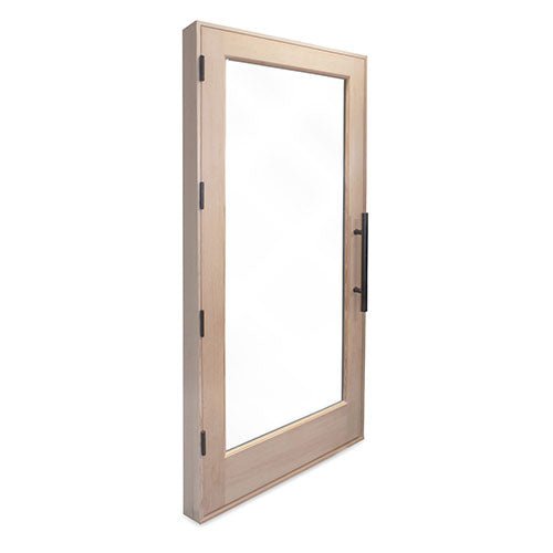 ProSaunas Solid Wood ADA Sauna Door with Insulated Glass, 36" x 80" | Douglas Fir ADA Sauna Door, Hemlock Jamb, Dual - Pane Insulated Glass -  product_vendor - Peak Primal Wellness
