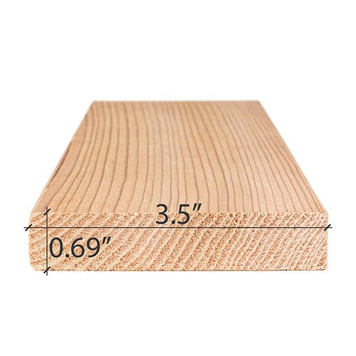 ProSaunas CEDAR 1X4 VG S4SEE | Sauna Wood, Vertical Grain, Smooth 4 Sides Eased Edges, Bench Material -  product_vendor - Peak Primal Wellness