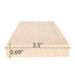 ProSaunas HEMLOCK 1X4 VG S4SEE | Sauna Wood, Vertical Grain, Clear, Smooth 4 Sides Eased Edges, Bench Material -  product_vendor - Peak Primal Wellness