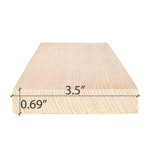 ProSaunas HEMLOCK 1X4 VG S4SEE | Sauna Wood, Vertical Grain, Clear, Smooth 4 Sides Eased Edges, Bench Material -  product_vendor - Peak Primal Wellness