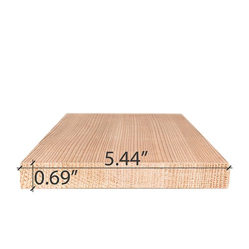 ProSaunas CEDAR 1X6 VG S4SEE | Sauna Wood, Vertical Grain, Smooth 4 Si