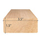 ProSaunas CEDAR 2X4 VG S4SEE | Sauna Wood, Vertical Grain, Clear Grade A+, Smooth 4 Sides Eased Edges, Bench Material -  product_vendor - Peak Primal Wellness
