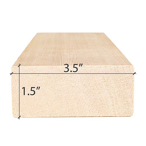 ProSaunas HEMLOCK 2X4 VG S4SEE | Sauna Wood, Vertical Grain, Clear, Smooth 4 Sides Eased Edges, Bench Material -  product_vendor - Peak Primal Wellness