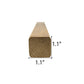 ProSaunas Thermo - Aspen 2x2 (28mm x 28mm) S4SEE SHP | Sauna Wood, Smooth 4 Sides, Eased Edges, Trim Moulding, SHP Profile -  product_vendor - Peak Primal Wellness