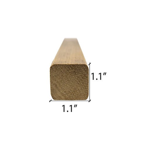 ProSaunas Thermo - Aspen 2x2 (28mm x 28mm) S4SEE SHP | Sauna Wood, Smooth 4 Sides, Eased Edges, Trim Moulding, SHP Profile -  product_vendor - Peak Primal Wellness