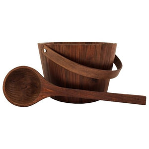 ProSaunas Spruce Sauna Pail w/ Ladle | Spruce 1 - Gal Sauna Pail w/ Bail Handle and Ladle -  product_vendor - Peak Primal Wellness