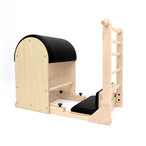 Elina Pilates® Elite Ladder Barrel with Wooden Base - Non - Slip Eco - Friendly Design, Adjustable Heights -  product_vendor - Peak Primal Wellness