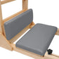 Elina Pilates® Elite Ladder Barrel with Wooden Base - Non-Slip Eco-Friendly Design, Adjustable Heights