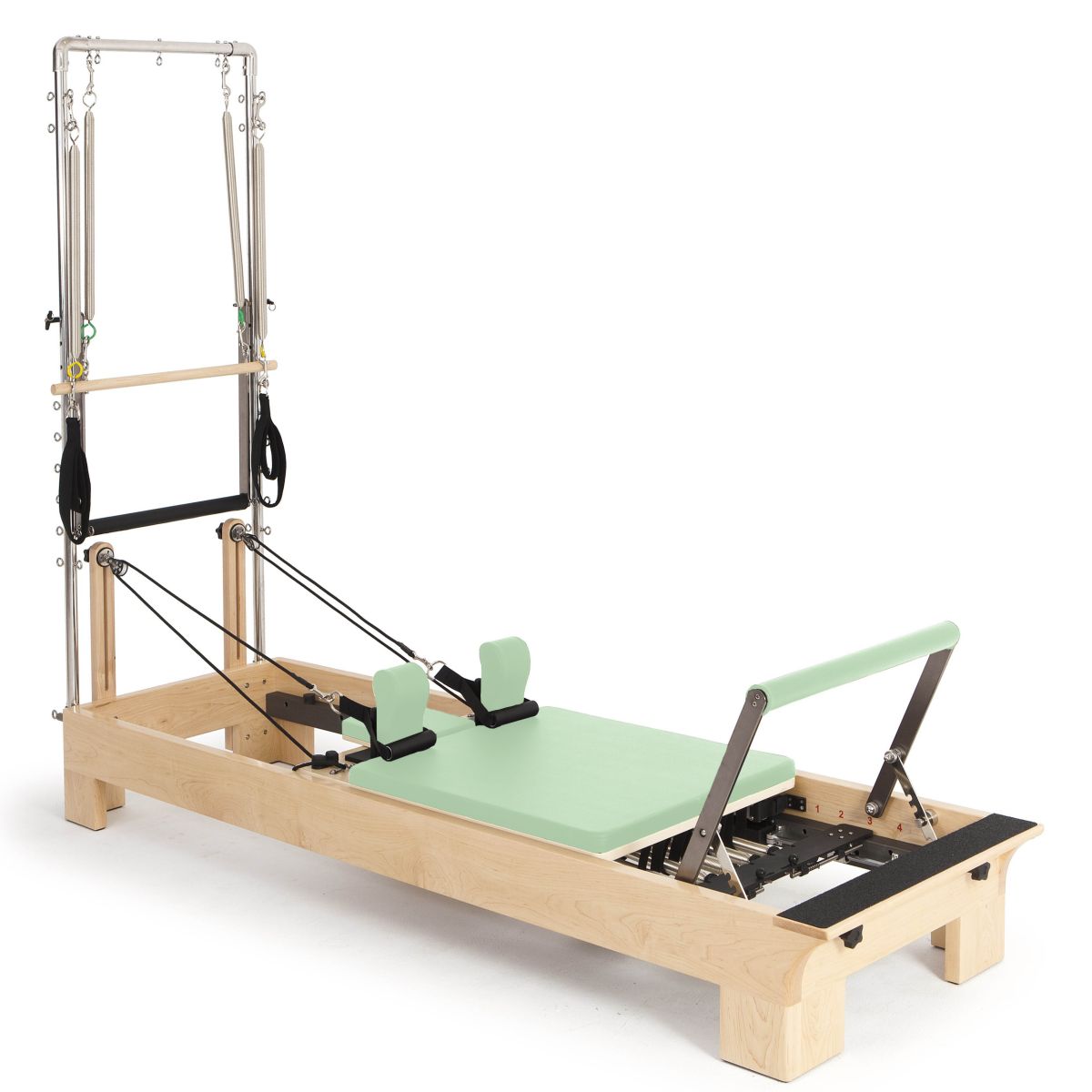 Elina Pilates Wood Reformer with Tower - Thumbnail 2