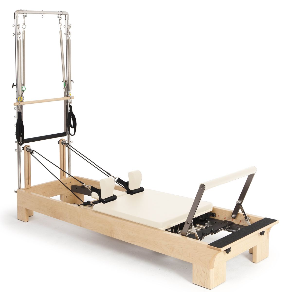 Elina Pilates Wood Reformer with Tower - Thumbnail 3