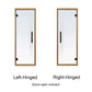 ProSaunas Clear Glass Sauna Door 24x73 | Prehung Clear Glass Sauna Door, Aspen Frame -  product_vendor - Peak Primal Wellness