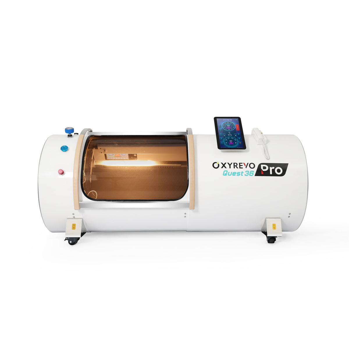 OxyRevo Quest36 Pro 2.0 ATA Hard Shell Lying Hyperbaric Oxygen Chamber -  product_vendor - Peak Primal Wellness