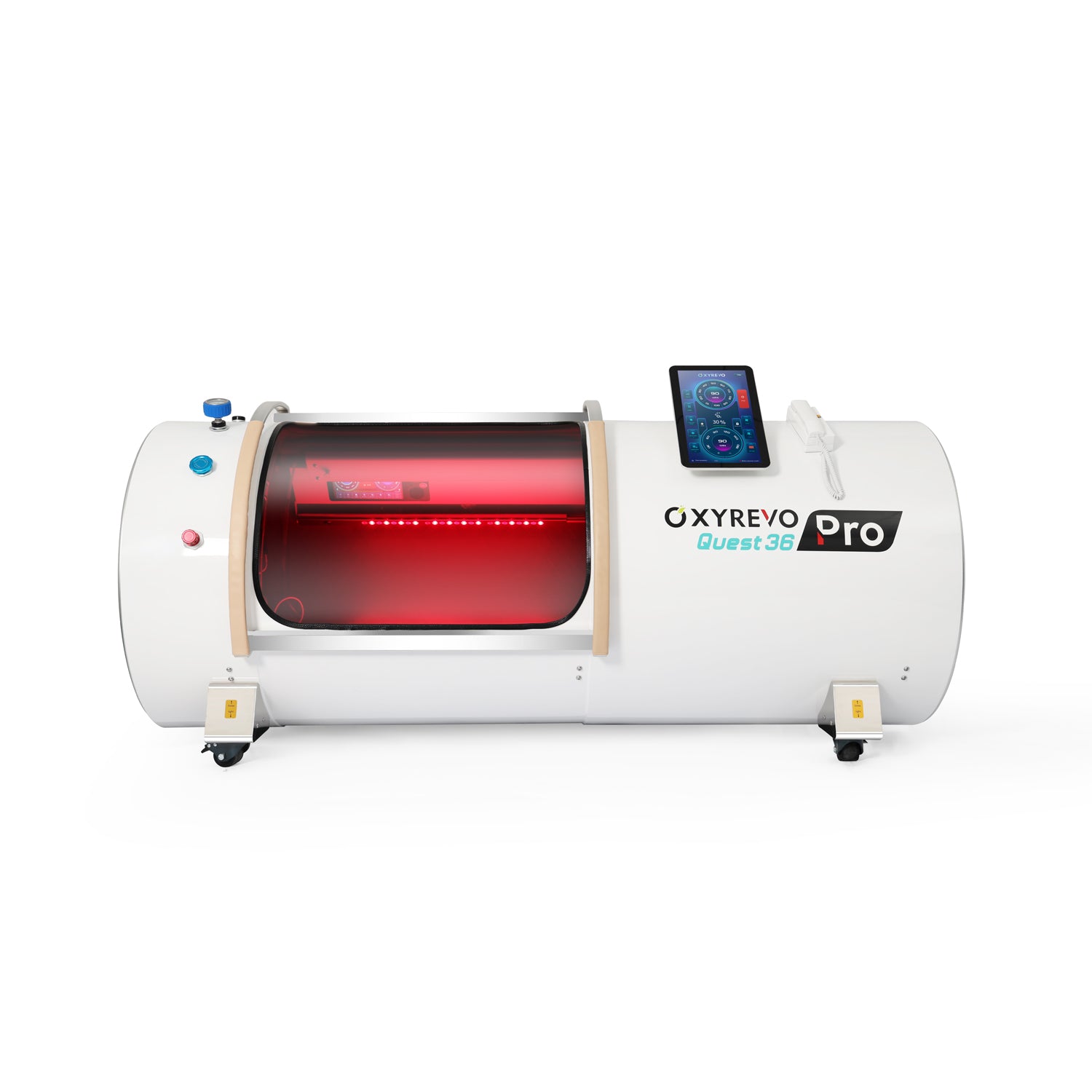 OxyRevo Quest36 Pro 2.0 ATA Hard Shell Lying Hyperbaric Oxygen Chamber -  product_vendor - Peak Primal Wellness