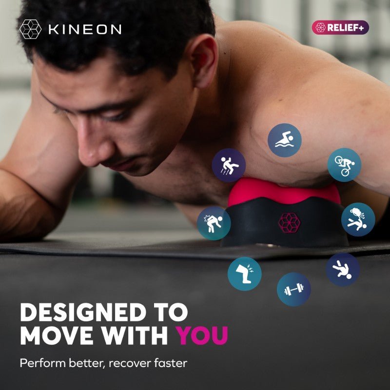 Kineon RELIEF+: 4 - Hump Ergonomic Deep Pressure Massage for Muscle Recovery & Pain Relief -  product_vendor - Peak Primal Wellness