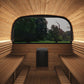 SaunaLife Cube-Series CL12GCP 8 Person Outdoor Cube Sauna Kit