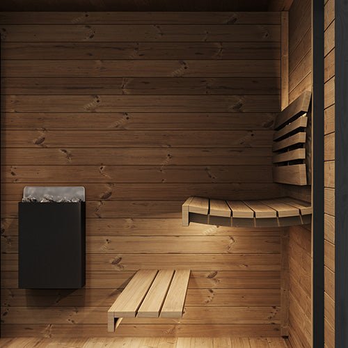 SaunaLife GL6 Outdoor 6 Person Traditional Sauna | Peak Primal