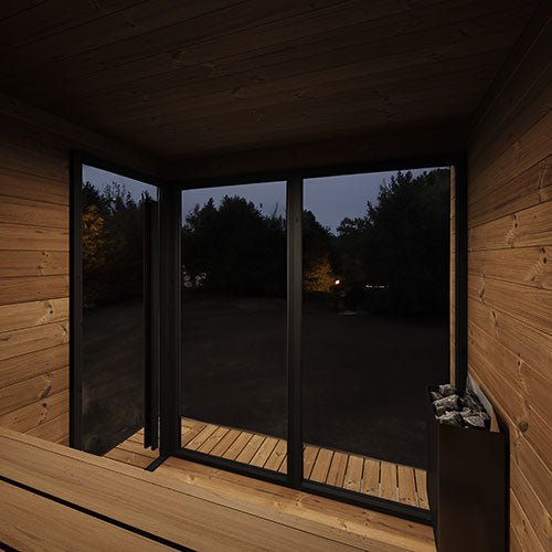 SaunaLife GL6 Outdoor 6 Person Traditional Sauna | Peak Primal