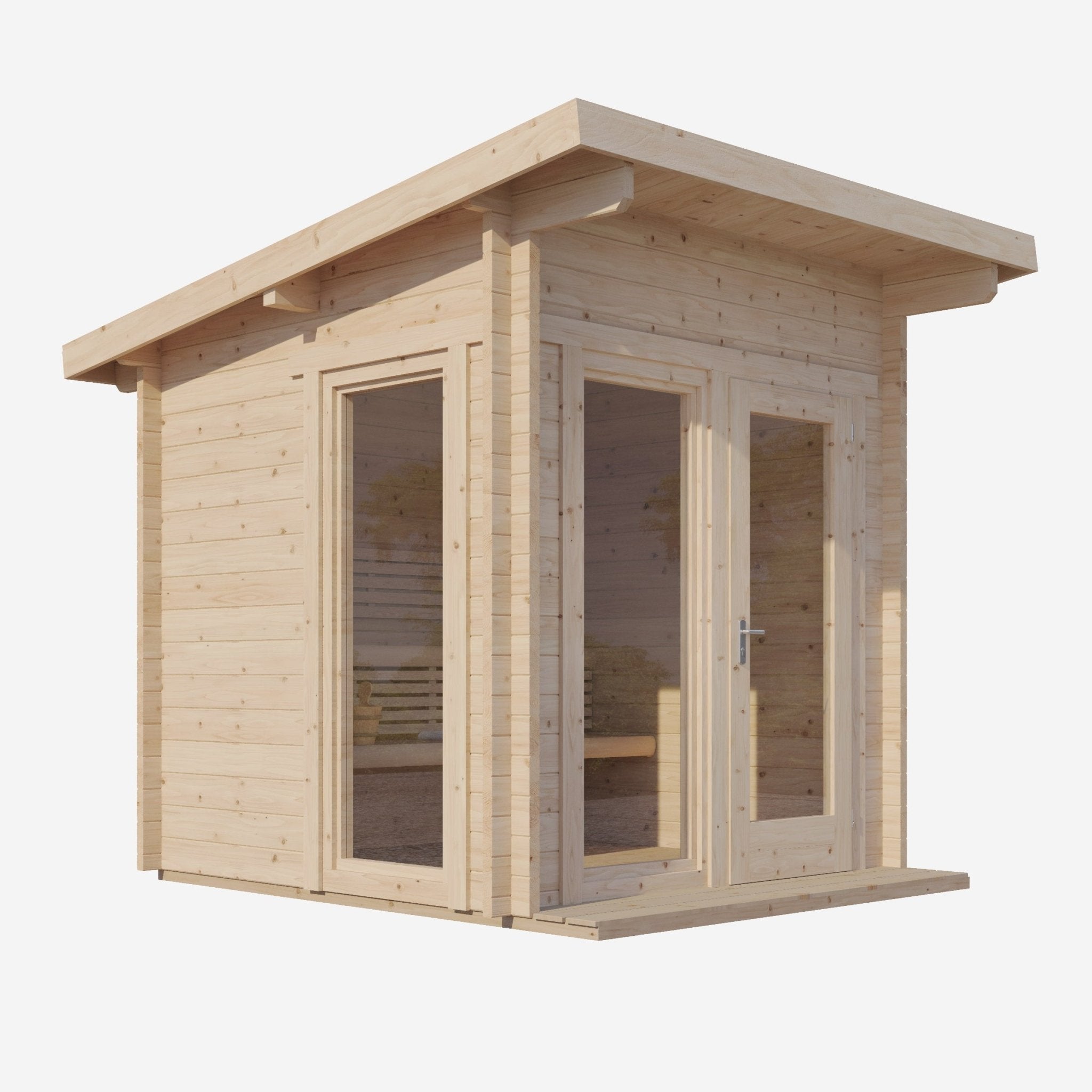Saunalife Garden Series Model G4 Outdoor Home Sauna Kit - Thumbnail 5