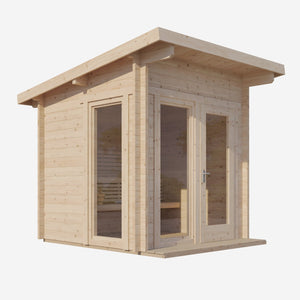 Saunalife G4 6 Person Outdoor Traditional Sauna -  product_vendor - Peak Primal Wellness