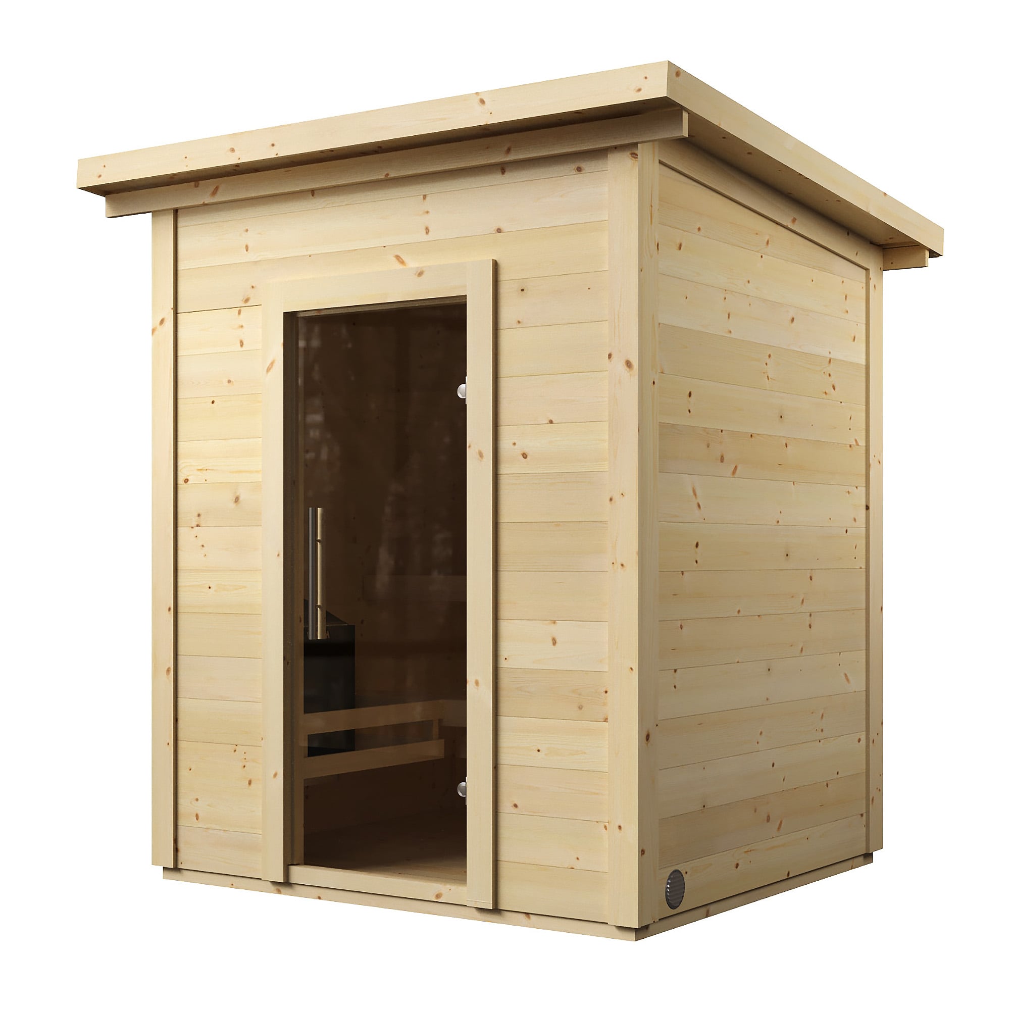SaunaLife G2 4 Person Outdoor Traditional Sauna - Thumbnail 2