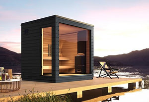 SaunaLife G6 5 Person Outdoor Traditional Sauna with Bluetooth, LED Lighting & Insulated Windows -  product_vendor - Peak Primal Wellness