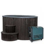 SaunaLife Model S2BC Hot / Cold Immersion Therapy | 2 - Person Tub & Combination Water Chiller/Heater, Black -  product_vendor - Peak Primal Wellness