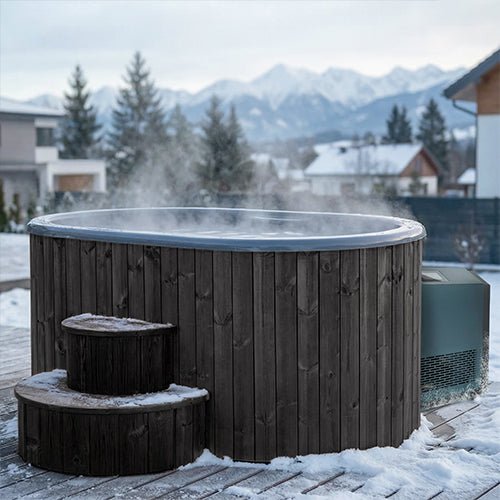SaunaLife Model S2BC Hot / Cold Immersion Therapy | 2 - Person Tub & Combination Water Chiller/Heater, Black -  product_vendor - Peak Primal Wellness