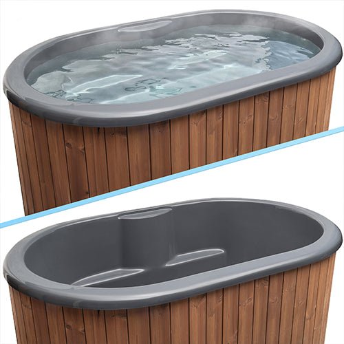 SaunaLife Model S2NC Hot / Cold Immersion Therapy | 2-Person Tub & Com