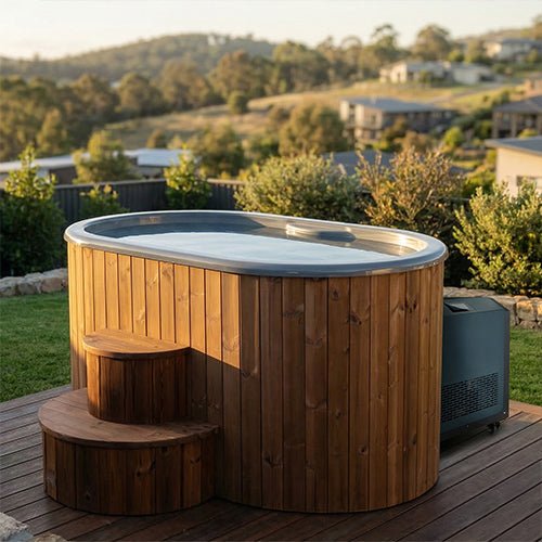 SaunaLife Model S2NC Hot / Cold Immersion Therapy | 2-Person Tub & Com