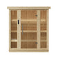 SaunaLife Xperience-Series Model X6 Indoor Sauna with Glass Front & Wi-Fi Lighting