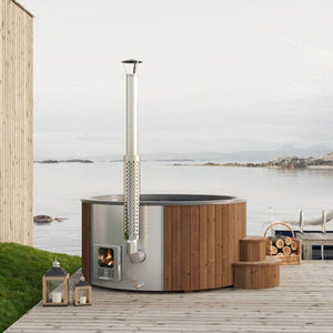 SaunaLife Model S6N - Soak - Series Home Wood - Burning Hot Tub, Natural, Up to 7 Persons -  product_vendor - Peak Primal Wellness