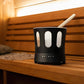 SaunaLife SaunaZone Portable Bluetooth Speaker, LED Light Display & Sauna Bucket