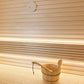 SaunaLife Accessory Package 4: Wooden Bucket, Ladle & Fahrenheit Thermometer for Ultimate Relaxation