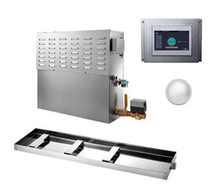 Mr. Steam CX 9kW Generator System - Efficient Steam Solution for Medium Rooms, Stainless Steel, Auto-Flush