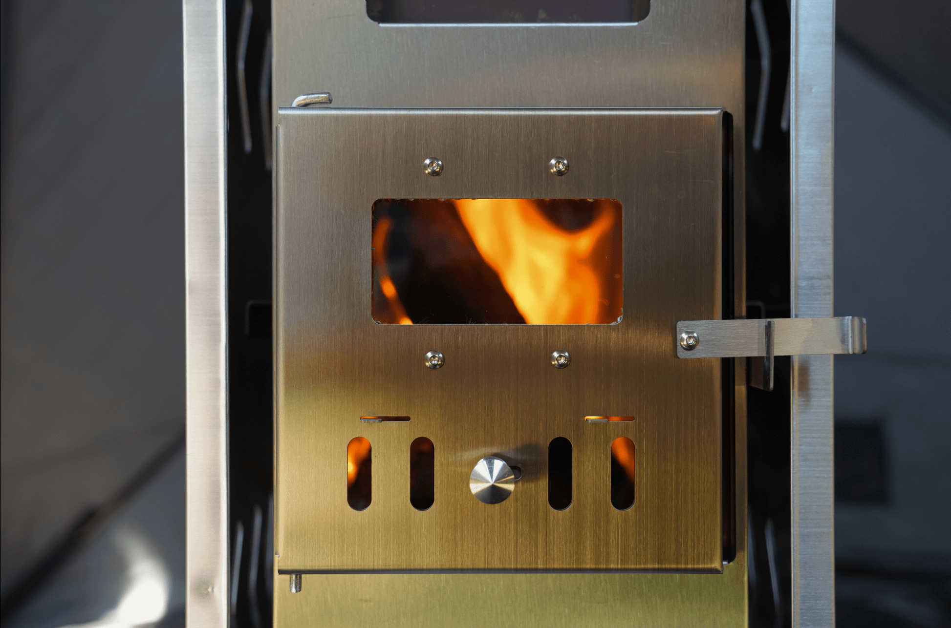 North Shore Sauna Tent Wood Stove | Portable | Brushed Stainless -  product_vendor - Peak Primal Wellness