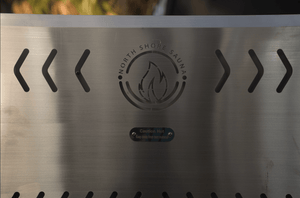 North Shore Sauna Tent Wood Stove | Portable | Brushed Stainless -  product_vendor - Peak Primal Wellness