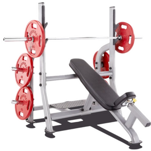 Steelflex NOIB Olympic Incline Bench - Adjustable Seat for Upper Body Strength Training