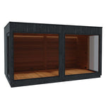 ThermaSol Nordic Misty Lounge XL 2 - Entrance | Outdoor XL Sauna Lounge for Nordic Misty Sauna Cabin, 2 Entrances -  product_vendor - Peak Primal Wellness
