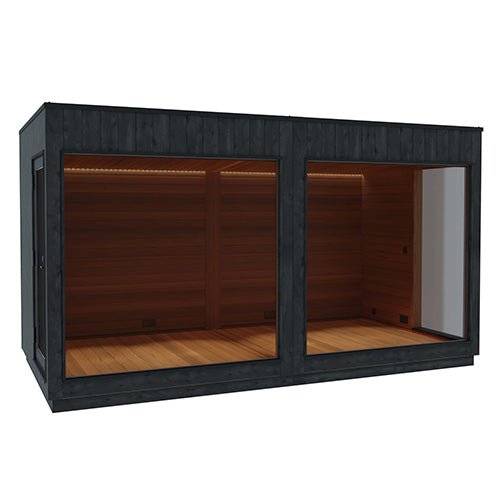 ThermaSol Nordic Misty Lounge XL 2 - Entrance | Outdoor XL Sauna Lounge for Nordic Misty Sauna Cabin, 2 Entrances -  product_vendor - Peak Primal Wellness