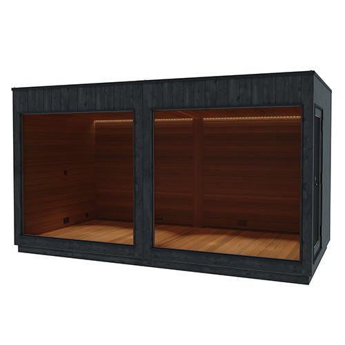 ThermaSol Nordic Misty Lounge XL 1 - Entrance | Outdoor XL Sauna Lounge for Nordic Misty Sauna Cabin, 1 Entrance -  product_vendor - Peak Primal Wellness