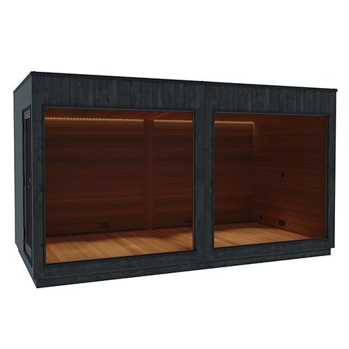 ThermaSol Nordic Misty Lounge XL 1 - Entrance | Outdoor XL Sauna Lounge for Nordic Misty Sauna Cabin, 1 Entrance -  product_vendor - Peak Primal Wellness