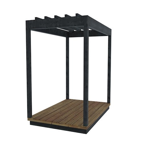 ThermaSol Nordic Misty Pergola | Matching Pergola for Nordic Misty Sauna Cabin -  product_vendor - Peak Primal Wellness