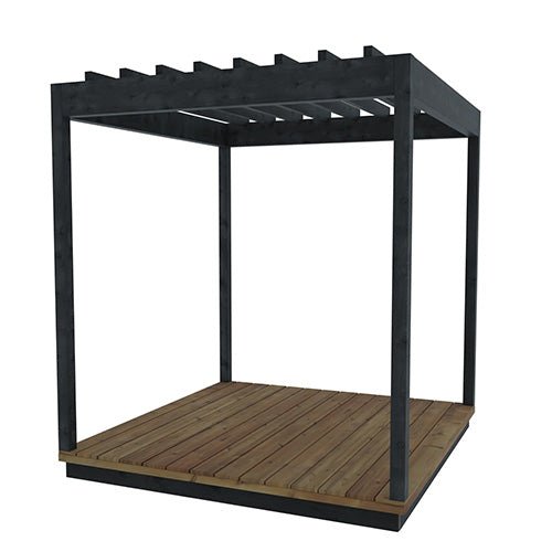 ThermaSol Nordic Misty Pergola | Matching Pergola for Nordic Misty Sauna Cabin -  product_vendor - Peak Primal Wellness