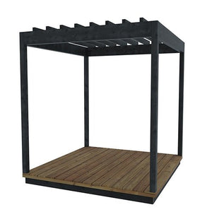 ThermaSol Nordic Misty Pergola | Matching Pergola for Nordic Misty Sauna Cabin -  product_vendor - Peak Primal Wellness