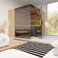 ThermaSol Aalto 4 Person Indoor Traditional Sauna Kit with Semi - Panoramic Glass -  product_vendor - Peak Primal Wellness