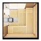 ThermaSol Aalto 4 Person Indoor Traditional Sauna Kit with Semi - Panoramic Glass -  product_vendor - Peak Primal Wellness