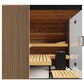 ThermaSol Aalto 4 Person Indoor Traditional Sauna Kit with Semi - Panoramic Glass -  product_vendor - Peak Primal Wellness