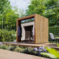 ThermaSol Fortis 4 Person Outdoor Traditional Sauna Cabin with Eave & Tinted Glass -  product_vendor - Peak Primal Wellness