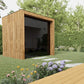 ThermaSol Fortis 4 Person Outdoor Traditional Sauna Cabin with Eave & Tinted Glass -  product_vendor - Peak Primal Wellness